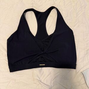 Gymshark Midnight Black Sports Bra whitney Simmons collection